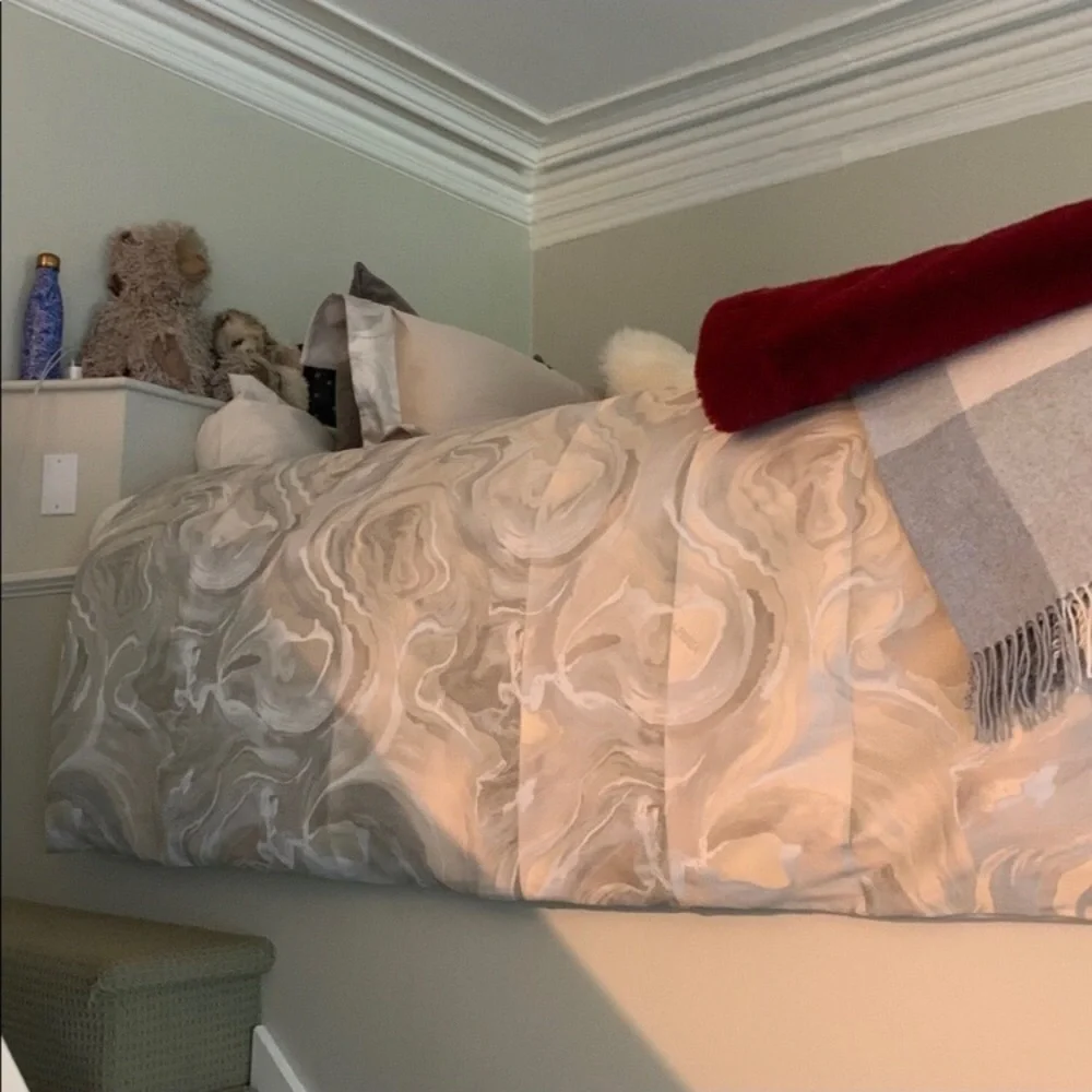 La Perla King Duvet Cover Shams 3 Piece Set